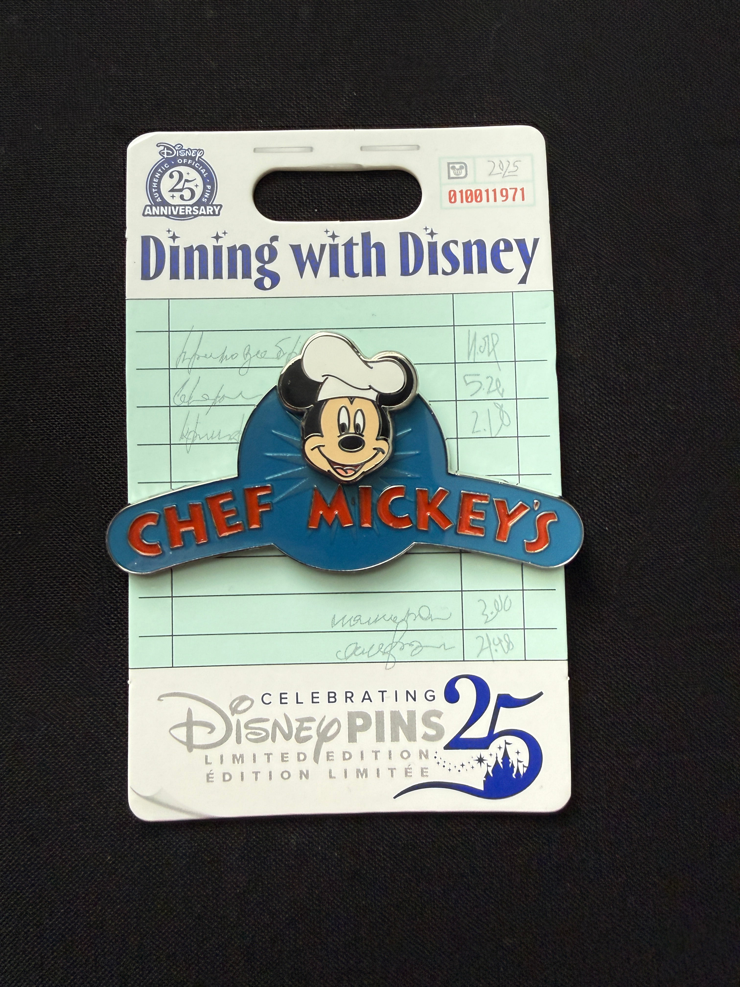 Dining with Disney Chef Mickey Pin