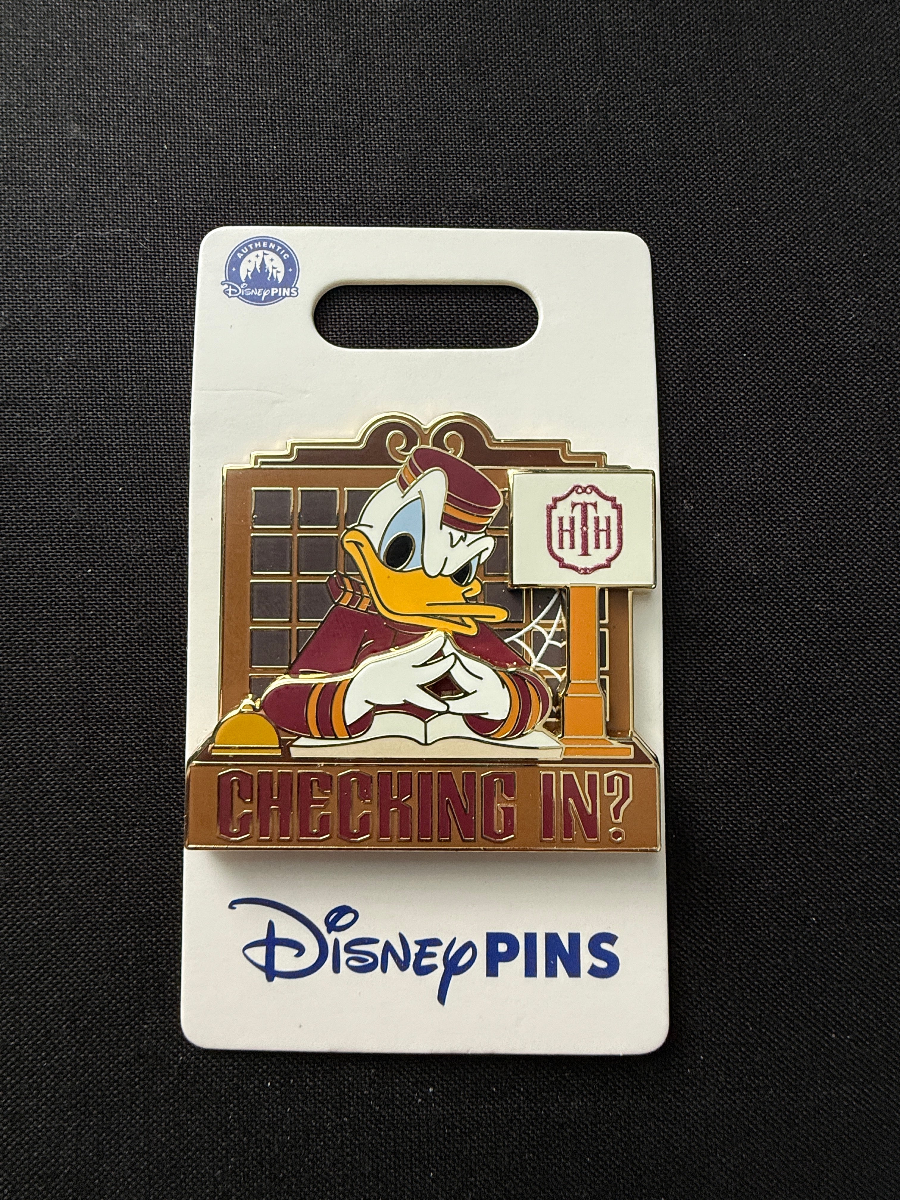 Donald Duck Hollywood Tower Hotel Pin